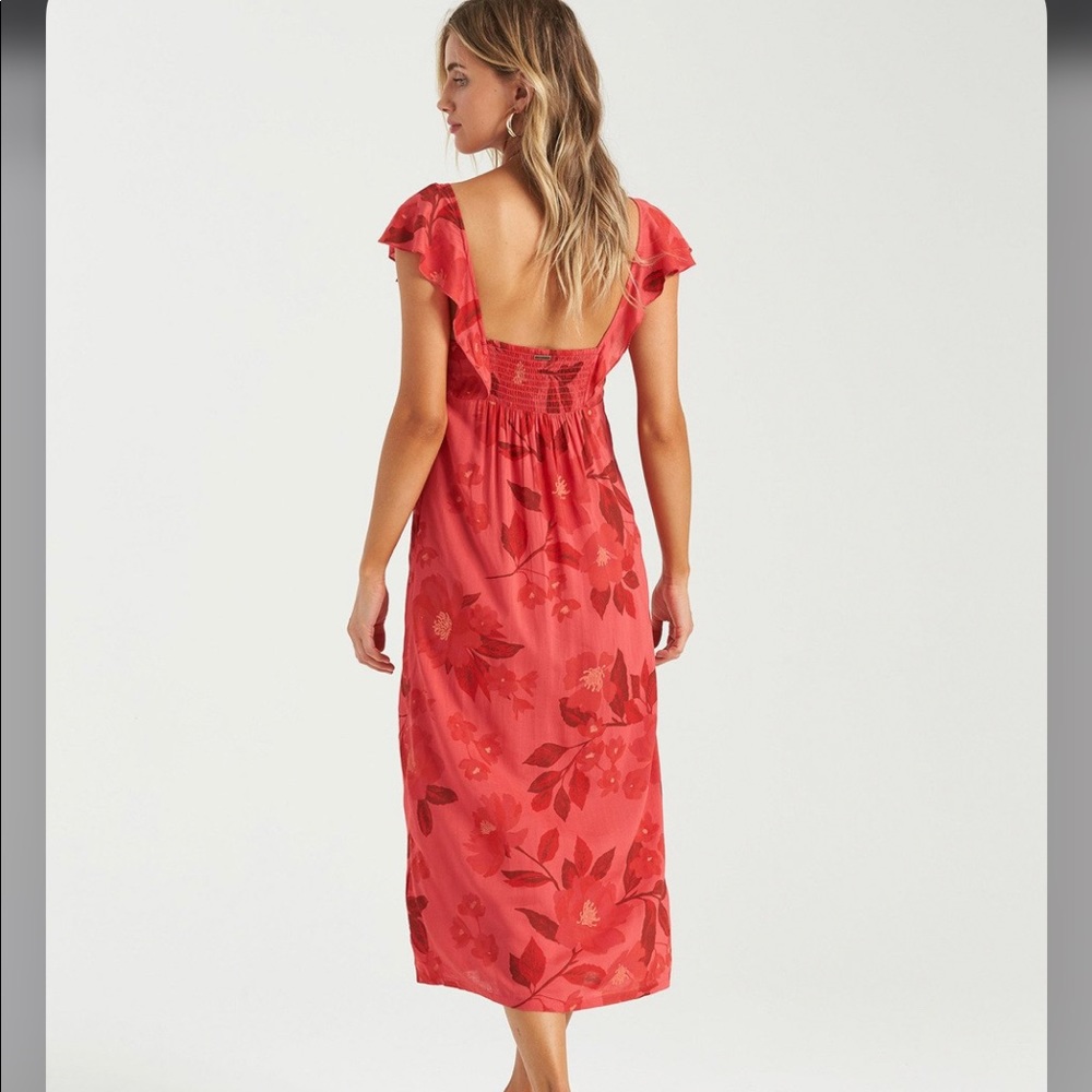 BILLABONG making waves midi floral dress small